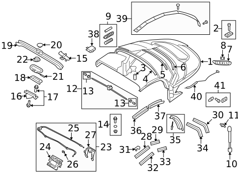 Frame & Components for 2009 Audi TT Quattro #0