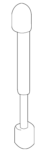 8J7871555 - Body: Convertible Top Lift Support for Audi: TT, TT Quattro, TT RS Quattro, TTS Quattro Image