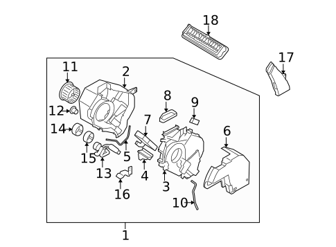 Auxiliary Heater & AC for 2013 Subaru Tribeca #0