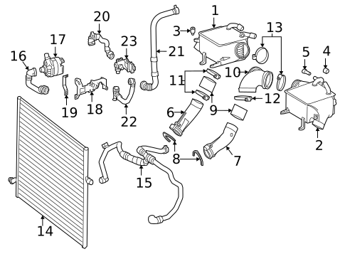 Intercooler for 2015 Mercedes-Benz S65 AMG #0
