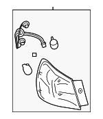 26555JM00A - Electrical: Tail Lamp Assembly for Nissan: Rogue, Rogue Select Image