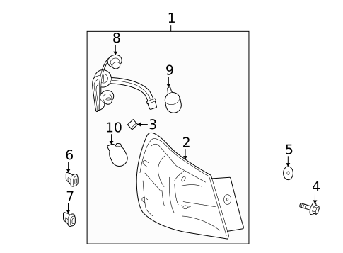 Tail Lamps for 2015 Nissan Rogue Select #0