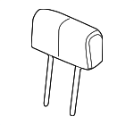 864309FF8B - Body: Headrest for Nissan: TITAN Image