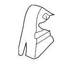 88327ZR00A - Body: Hinge Cover for Nissan: TITAN Image