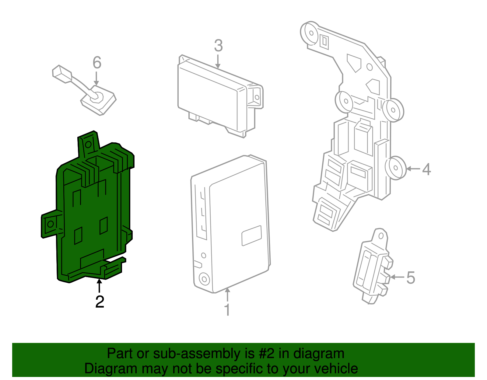 2015-2018 GM Communication Interface Module Bracket 22903443 | Shop ...