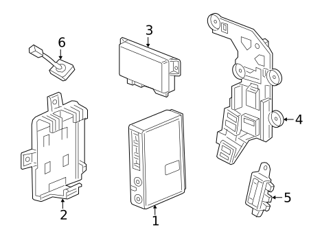Communication System Components for 2020 Chevrolet Equinox #1