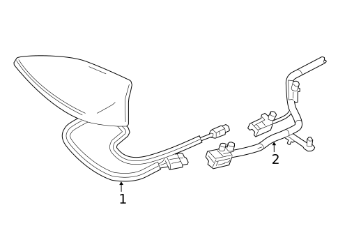 Antenna & Radio for 2016 Cadillac CT6 #0