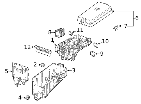 Fuse & Relay for 2012 Volkswagen Jetta #12