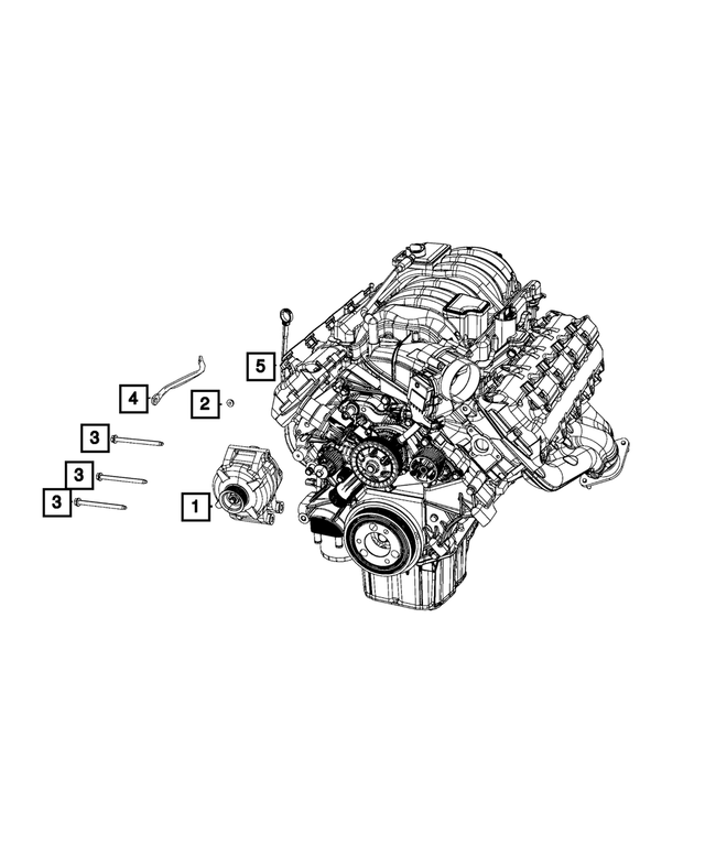 6502720 - Electrical: Hex Flange Lock Nut for Mopar Image