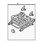 88690A5550RY - Body: Seat Track for Hyundai: Elantra GT Image