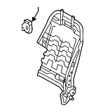 88410A5600 - : Seat Back Frame for Hyundai: Elantra GT Image