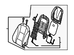 88402A5600SGH - Body: Seat Back Assembly for Hyundai: Elantra GT Image