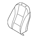88460A5600SGH - Body: Seat Back Cover for Hyundai: Elantra GT Image