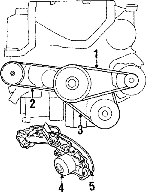 Water Pump for 1998 Acura TL #0