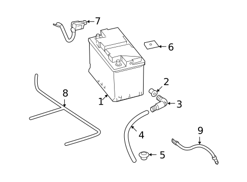 Battery for 2013 Mercedes-Benz E 350 #1