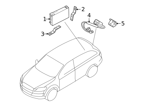 Electrical Components for 2009 Audi Q7 #1