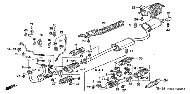 Exhaust Pipe for 2005 Honda Pilot #0