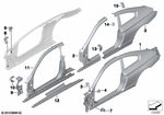41217264025 - Bodywork: Side Frame, Exterior, Left for BMW Image