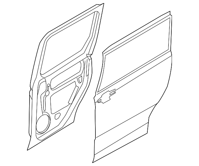 KT1Z-1724623-K - Door Shell 2014-2023 Ford Transit Connect | Ford