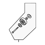 11925EA20B - Steering: Idler Pulley for Nissan: Frontier, NV1500, NV2500, NV3500, Pathfinder, Xterra Image