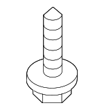 9015960477 - Body: Extension Panel Screw for Lexus: ES250, ES300h, ES350, GS F, GS Turbo, GS200t, GS300, GS350, GS430, GS450h, GS460, GX550, HS250h, IS F, IS250, IS300, IS350, IS500, LS430, LS500, LS500h, LX470, LX600, LX700h, NX250, NX350, NX350h, NX450h+, RC F, RC300, RC350, RX350, RX350h, RX350L, RX450h, RX450h+, RX450hL, RX500h, RZ300e, RZ450e Image