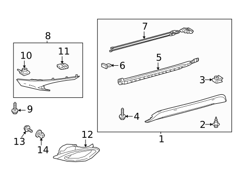 Bumper & Components - Rear for 2020 Lexus RX350 #1