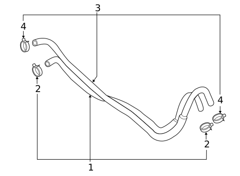 Hoses & Pipes for 2014 Hyundai Accent #0