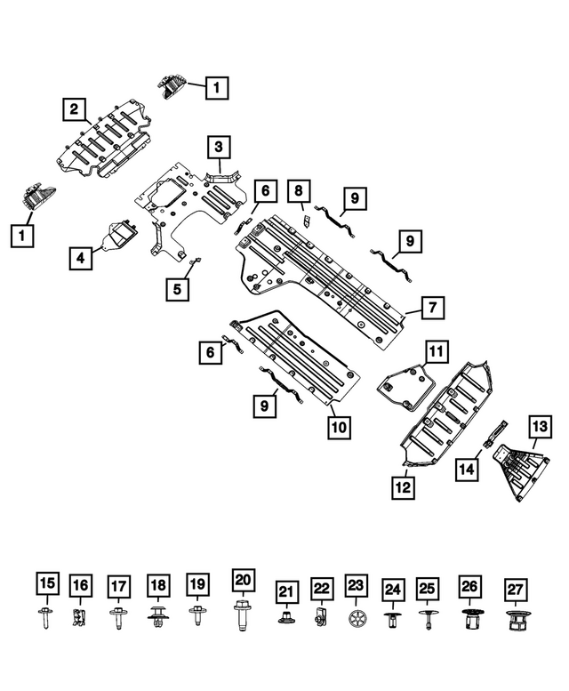 6505984AA - : Nut, Mounting for Mopar Image