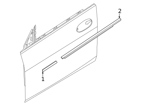 Exterior Trim - Front Door for 2026 BMW M235 xDrive Gran Coupe #0