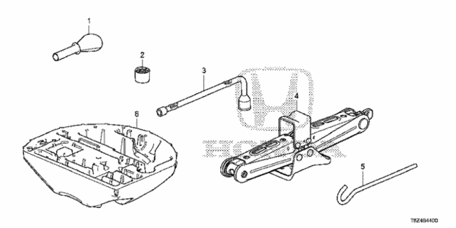 Tools - Jack for 2019 Honda Ridgeline #0