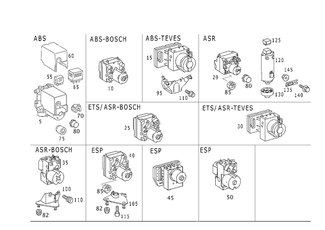 34312012 - Brakes: Hydraulic Unit for Mercedes-Benz Image image