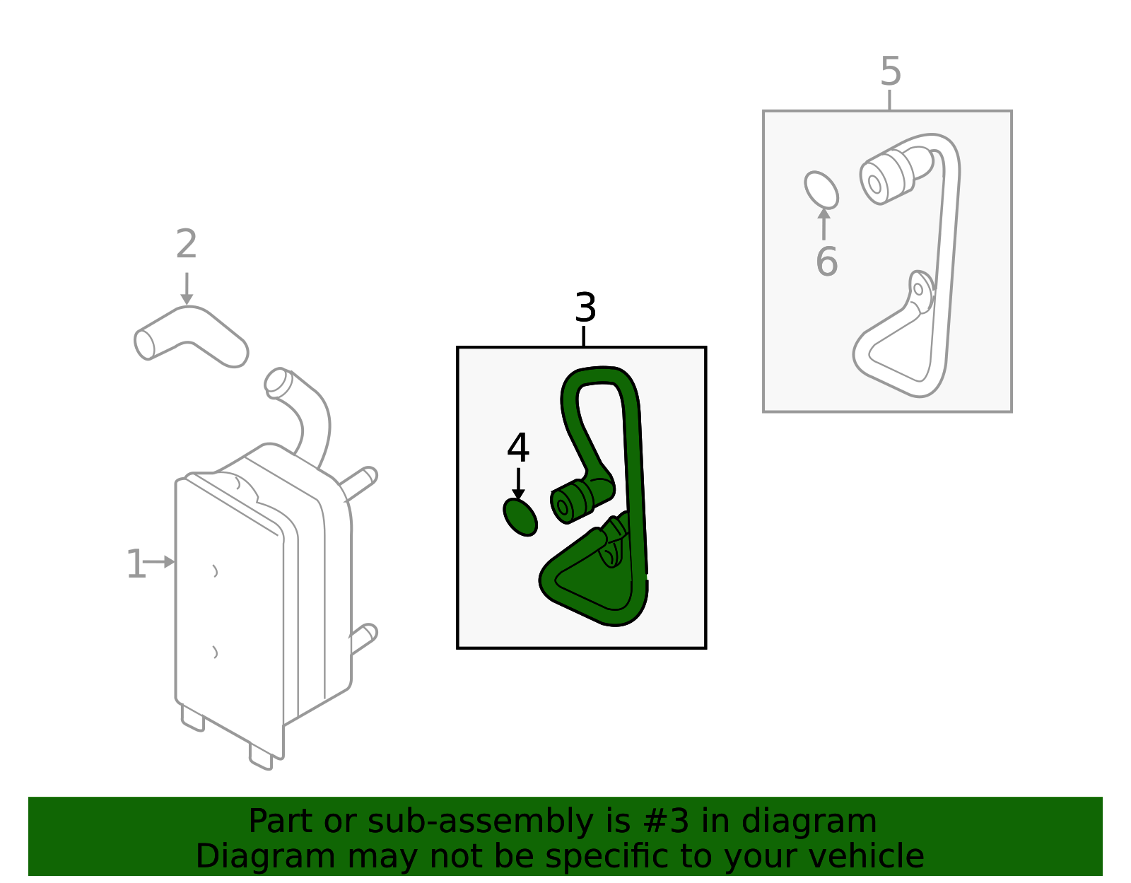 2007-2015 Volvo Automatic Transmission Oil Cooler Hose Assembly ...