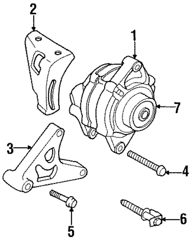 4668289 - : Alternator Bracket for Mopar Image