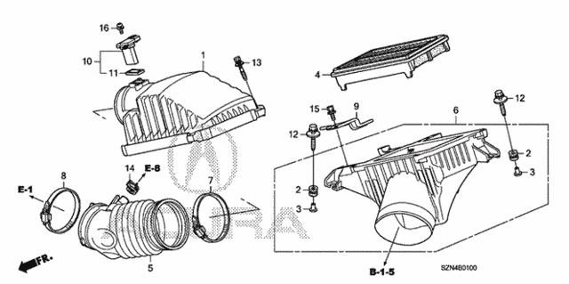 Air Cleaner for 2012 Acura ZDX #0