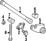 8970477330 - Suspension: Torsion Bar for Isuzu Image