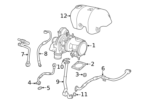 Turbo Charger for 2017 Fiat 500 #0