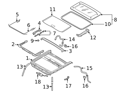 Sunroof for 2000 Nissan Maxima #0