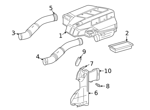 Air Intake for 2006 Chrysler Crossfire #0