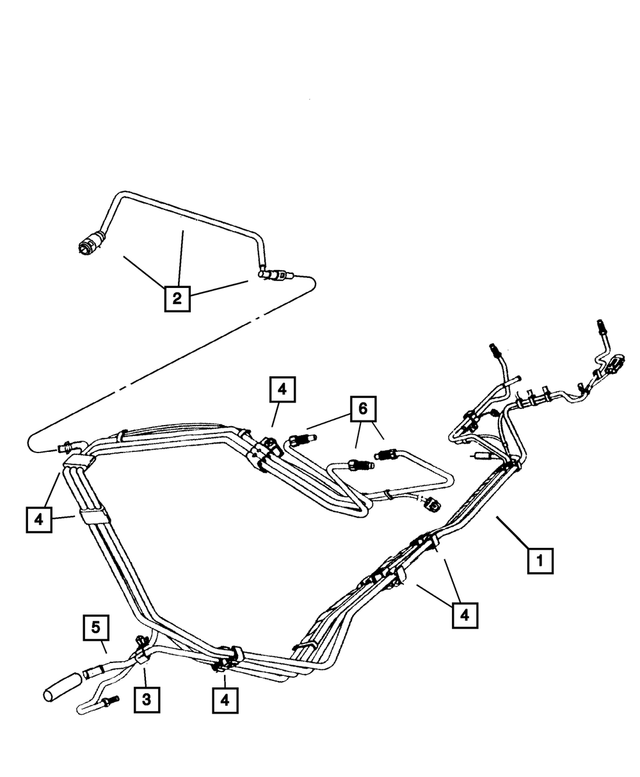 5278182AB - Fuel: Fuel Tube Clip for Mopar Image