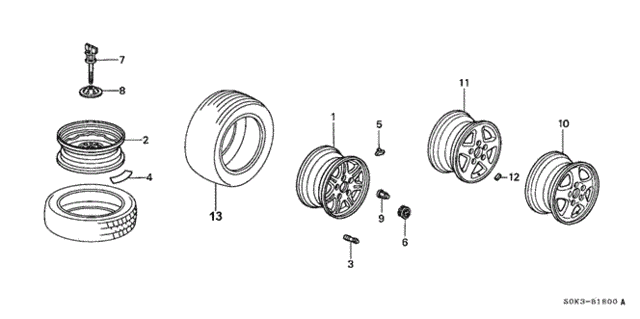Wheel for 2000 Acura TL #0