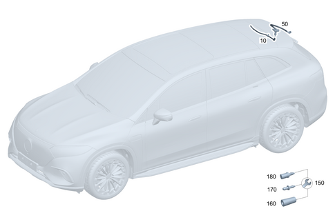 Rear Window Washer System for 2026 Mercedes-Benz Maybach EQS 680 SUV #0