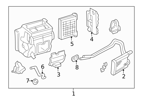 Heater Components for 2004 Toyota RAV4 #0