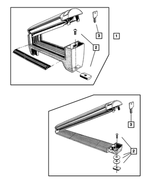 82203474 - Mopar Accessories - Component Parts: Ski - 2 Pair Carrier Kit for Mopar Image