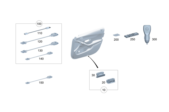1679064211 - Electrical Components and Function: Projector for Mercedes-Benz: G500, G550, G580, G63 4x4 Squared AMG, G63 AMG, GLE350, GLE450, GLE450e, GLE53 AMG, GLE580, GLE63 AMG S, GLS450, GLS580, GLS63 AMG Image