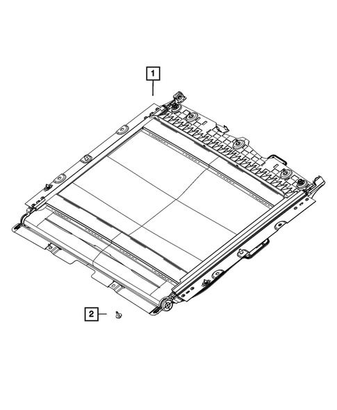 Headliners - Visors - Assist Straps for 2022 Jeep Grand Wagoneer #4