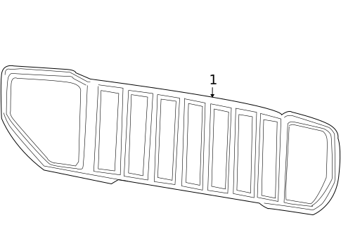 Grille & Components for 2010 Jeep Liberty #0