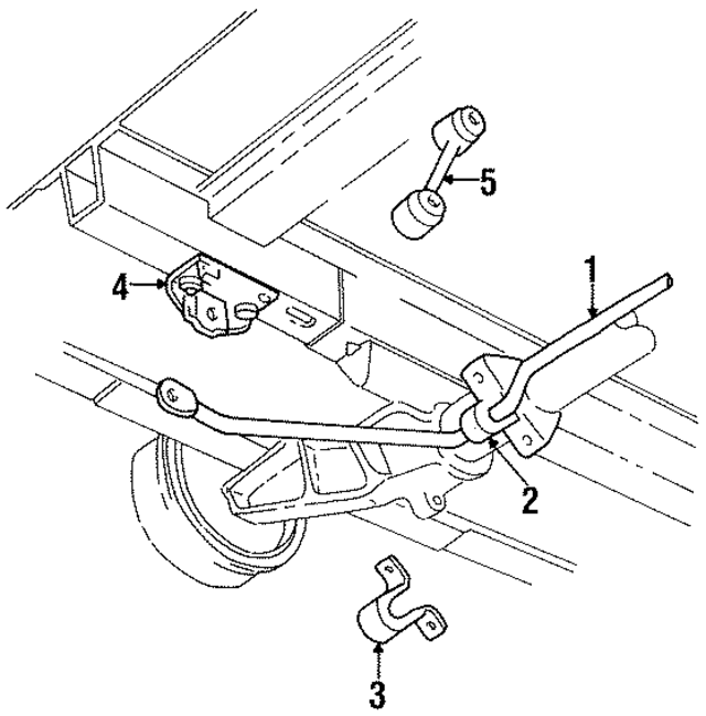 4228784 - Suspension: Stabilizer Bar for Mopar Image