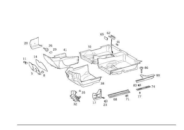 2106840837 - Panelling: Stay for Mercedes-Benz Image image