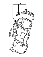 717065008020 - Body: Seat Back Panel for Lexus: LS500, LS500h Image