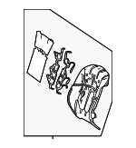 7406350060 - Body: Seat Back Pad for Lexus: LS500, LS500h Image